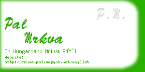 pal mrkva business card